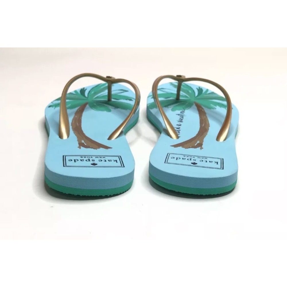 Kate Spade Flip Flops NEW I Need A Vacation - Picture 8 of 8